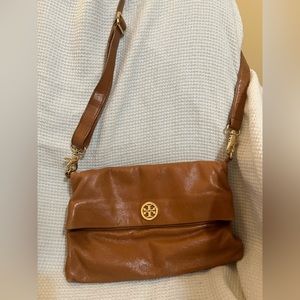 Tory Burch Tan Cross Body Clutch